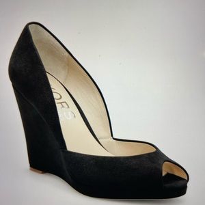 Michael Kors black suede shoes